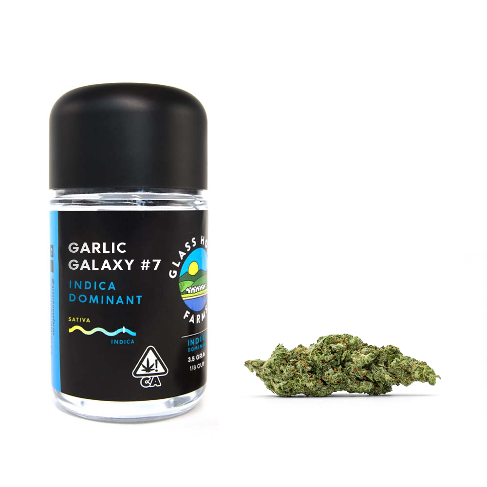 GARLIC GALAXY #7 - 3.5g - INDICA DOM - JAR - 1000x1000