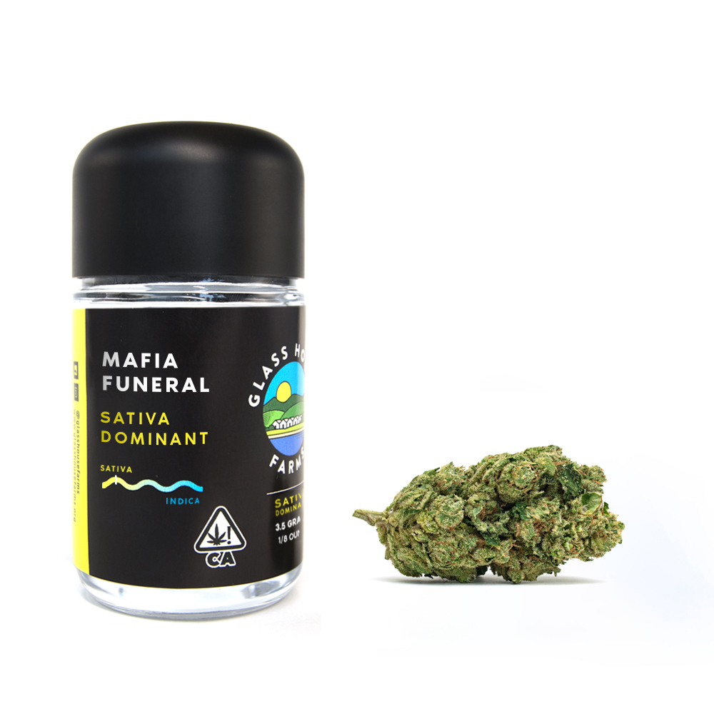 MAFIA FUNERAL - 3.5g - SATIVA DOM - JAR - 1000x1000