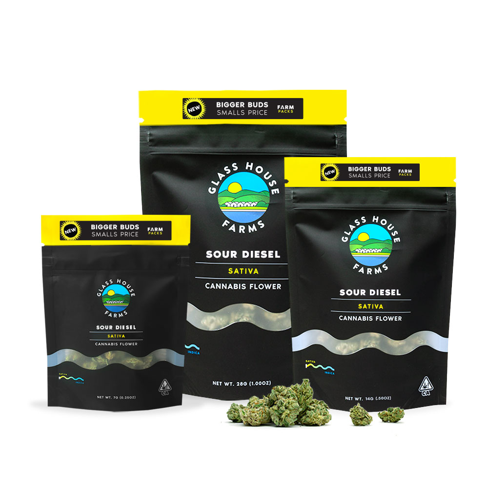 Sour Diesel Glass House Farms Farm Packs